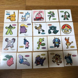 ポケモン　デコキャラシール　20枚(キャラクターグッズ)