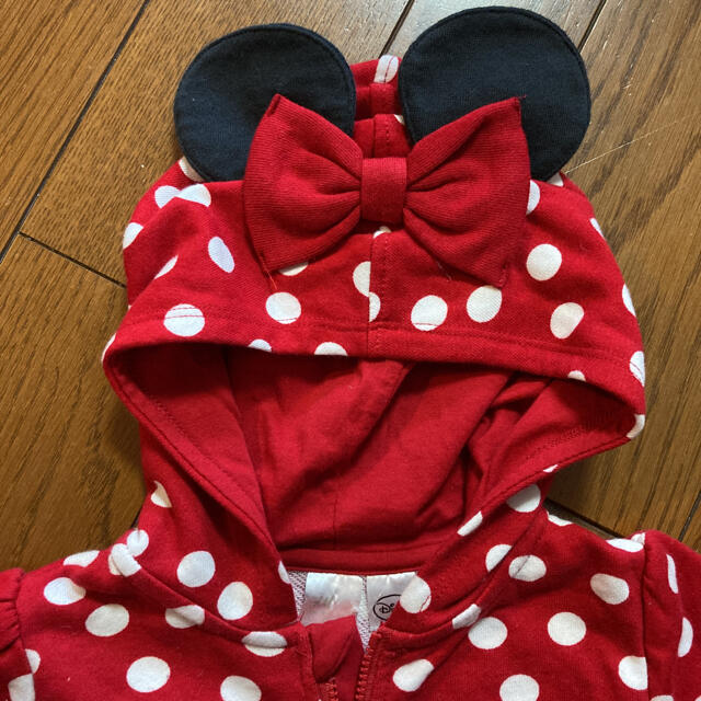 Disney(ディズニー)のH&M パーカー 92 ディズニー　ミニーマウス キッズ/ベビー/マタニティのキッズ服女の子用(90cm~)(ジャケット/上着)の商品写真