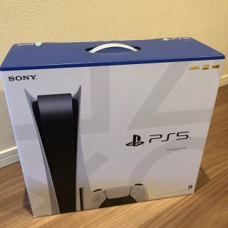 プレイステーション(PlayStation)のPS5 本体　ディスクドライブ搭載モデル　新品未使用未開封品(家庭用ゲーム機本体)