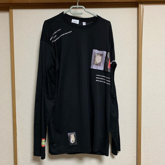 BURBERRY(バーバリー)のBurberry バーバリー　cutout cotton  t shirt メンズのトップス(Tシャツ/カットソー(七分/長袖))の商品写真