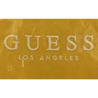 ゲス(GUESS)のLV様専用GUESSゲスTシャツメンズ赤LイエローM黄色刺繍ロゴ(Tシャツ/カットソー(半袖/袖なし))