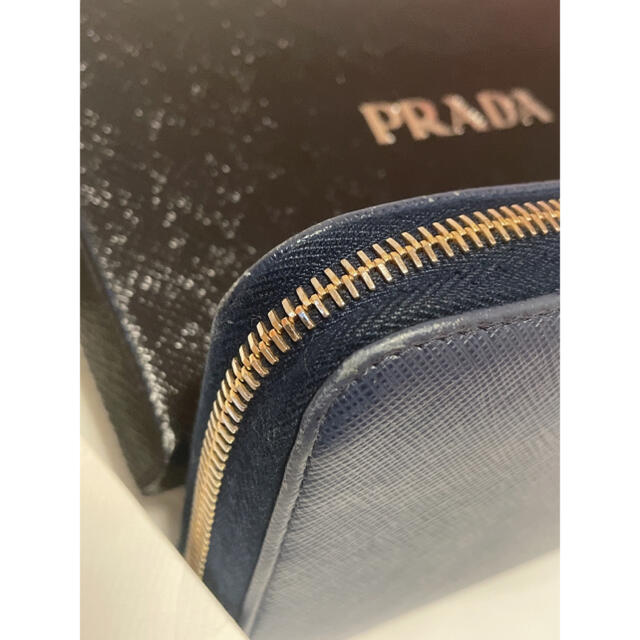 ♡ PRADA ♡ サフィアーノ ラウンドファスナー 財布 - 財布