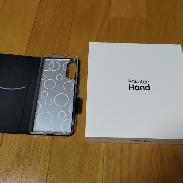 hand　Rakuten hand red 美品スマートフォン/携帯電話