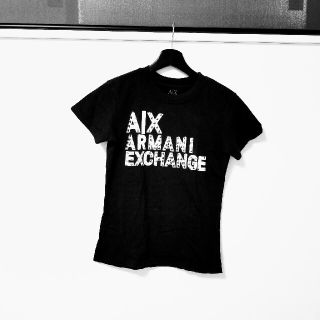 アルマーニエクスチェンジ(ARMANI EXCHANGE)ののこ様専用◆ARMANI EXCHANGE◆デカロゴスタッズTシャツ黒 S(Tシャツ(半袖/袖なし))