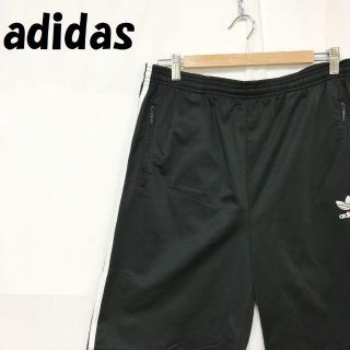 アディダス(adidas)の【人気】アディダス 3ストライプ ハーフパンツ ジャージ サイドライン サイズL(ショートパンツ)