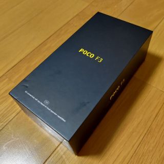 M様専用　POCO F3 グローバル版　6GB/128GB　ブラック　美品(スマートフォン本体)