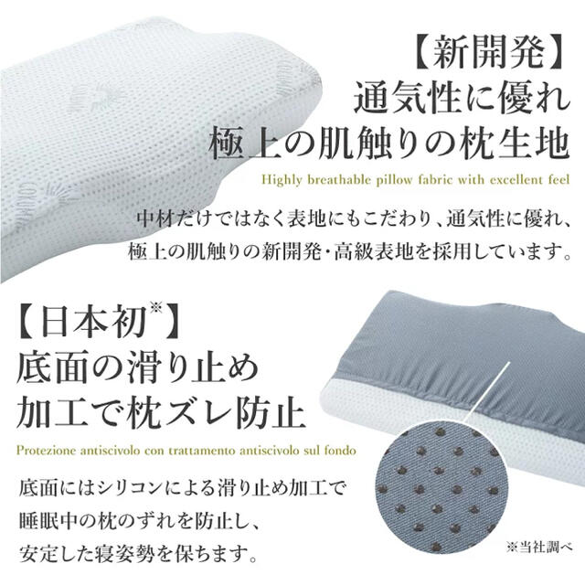 【ほぼ新品】GOKUMIN ゴクミン　プレミアム 低反発枕　ホワイト インテリア/住まい/日用品の寝具(枕)の商品写真