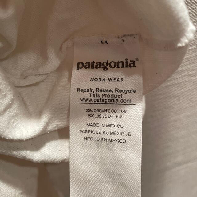 patagonia(パタゴニア)のPatagonia パタゴニア 半袖 白 Tシャツ Sサイズ  レディースのトップス(Tシャツ(半袖/袖なし))の商品写真