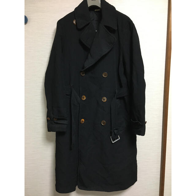 COMME des GARÇONS HOMME DUEX ポリ縮トレンチコート | myglobaltax.com