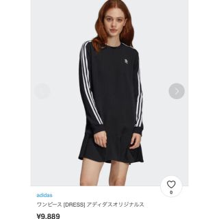 アディダス(adidas)のadidas アディダスオリジナル ワンピース(ひざ丈ワンピース)