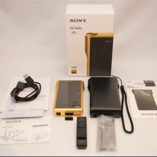SONY NW-WM1Z 美品 512GBメモリーカード 純正ケース、リモコン付