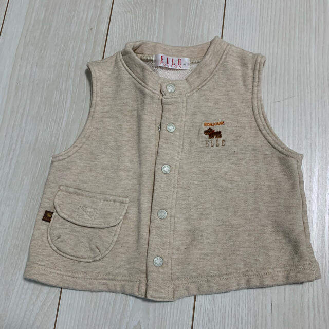 ベスト【ELLE】 キッズ/ベビー/マタニティのキッズ服女の子用(90cm~)(ジャケット/上着)の商品写真