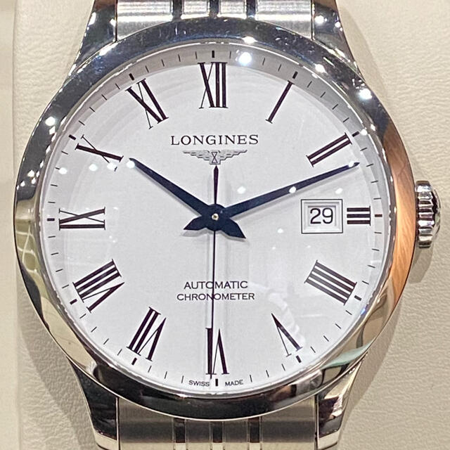 LONGINES(ロンジン)の【tanaka様】ロンジン レコード L2.820.4.11.6 SSブレス メンズの時計(腕時計(アナログ))の商品写真