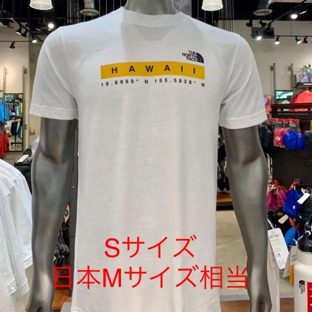 【ハワイ限定】 ノースフェイス メンズ Tシャツ 白 S ロゴ