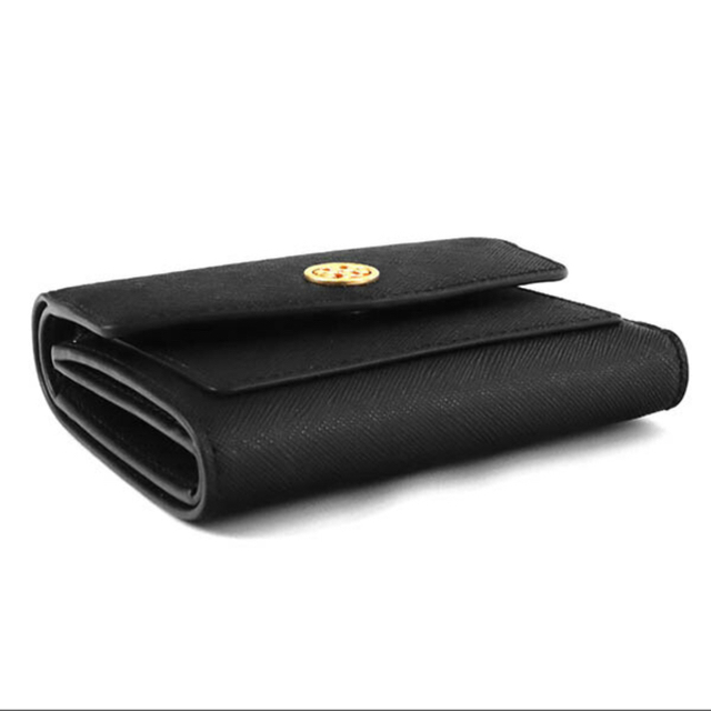 Tory Burch(トリーバーチ)のトリーバーチ TORY BURCH 三つ折り財布 79419 BLACK レディースのファッション小物(財布)の商品写真