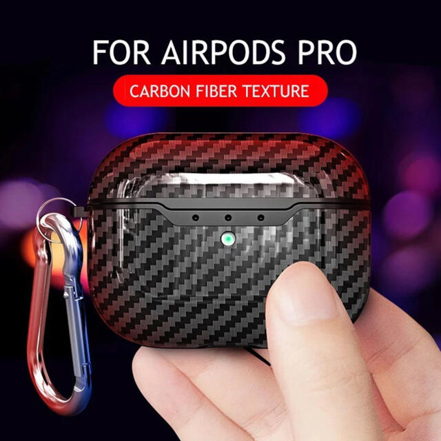 AirPods Pro エアポッズプロ ケース　カーボン  スマホ/家電/カメラのオーディオ機器(ヘッドフォン/イヤフォン)の商品写真