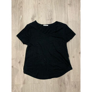 ザラ(ZARA)のTシャツ ザラ　ブラック　Sサイズ(Tシャツ(半袖/袖なし))