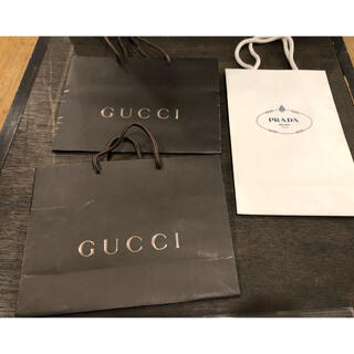 グッチ(Gucci)のGUCCI PRADA 紙袋手提げバッグ 送料無料(ショップ袋)