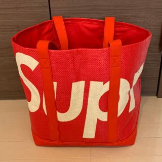 シュプリーム(Supreme)の【sakura45様専用】supreme シュプリーム　ラフィア トート　Red(トートバッグ)