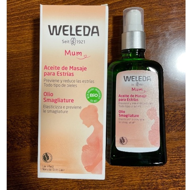 WELEDA(ヴェレダ)の【新品未使用】ヴェレダ マザーズボディオイル100ml ポンプ式 キッズ/ベビー/マタニティのマタニティ(妊娠線ケアクリーム)の商品写真