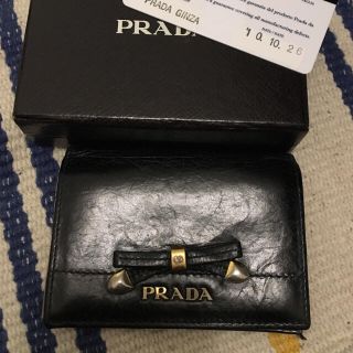 プラダ(PRADA)のPRADAカードケース パスケース♡(名刺入れ/定期入れ)