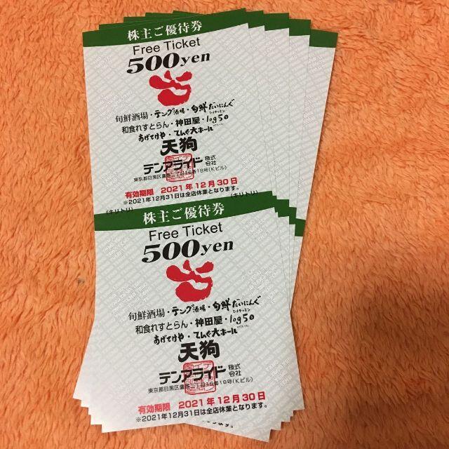 【ラクマかんたんパック無料】テンアライド 株主優待10000円分