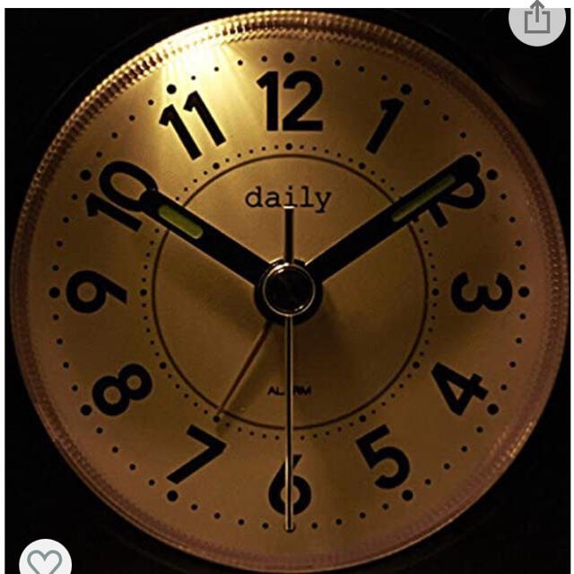 リズム 目覚まし時計 アナログ  ライト 付き グリーン  8REA27DN05 インテリア/住まい/日用品のインテリア小物(置時計)の商品写真