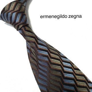 エルメネジルドゼニア(Ermenegildo Zegna)の美品　ermenegildo zegna ゼニア　ネクタイ(ネクタイ)