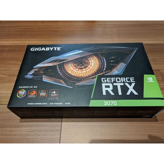 Gigabyte RTX 3070 Gaming OC 8G 非LHR 4年保証PC/タブレット