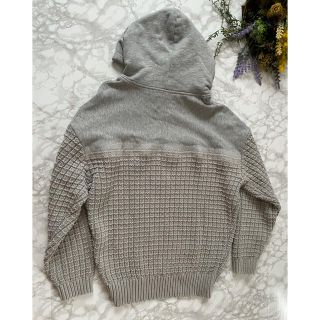 NEEDLE PUNCH KNIT HOODIE フーディ パーカー アメリ