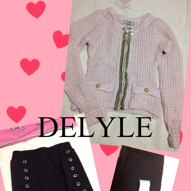 Delyle NOIR(デイライルノアール)のDELYLE♡ピンクJK タイトスカート レディースのジャケット/アウター(ノーカラージャケット)の商品写真