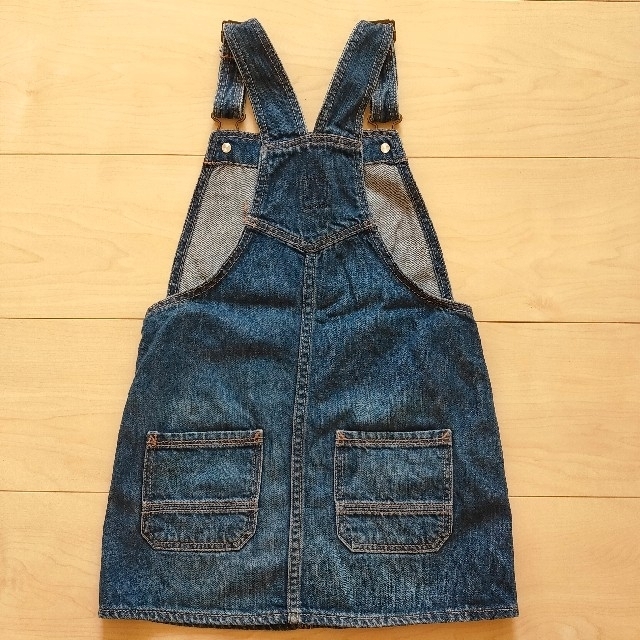 babyGAP(ベビーギャップ)の5years GAP デニム サロペット スカート オーバーオール キッズ/ベビー/マタニティのキッズ服女の子用(90cm~)(ワンピース)の商品写真