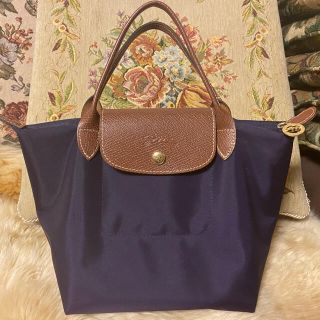 ロンシャン(LONGCHAMP)のロンシャンSサイズパープル(トートバッグ)