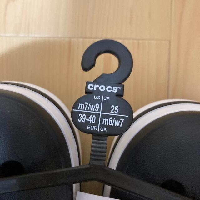 crocs(クロックス)のラス2    25  ブラック　クロックバンド レディースの靴/シューズ(サンダル)の商品写真