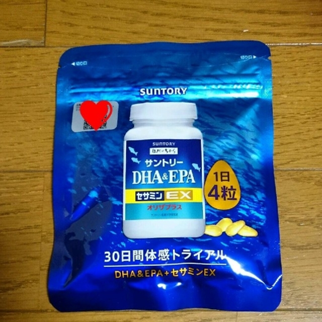 サントリー(サントリー)の★新品未開封▪サントリーDHA&EPA＋セサミンEX  120粒 食品/飲料/酒の健康食品(ビタミン)の商品写真