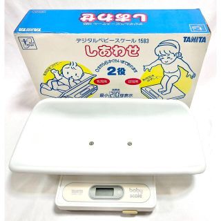 タニタ(TANITA)の☆ 良品 タニタ TANITA ベビースケール ホワイト 1583 しあわせ(その他)