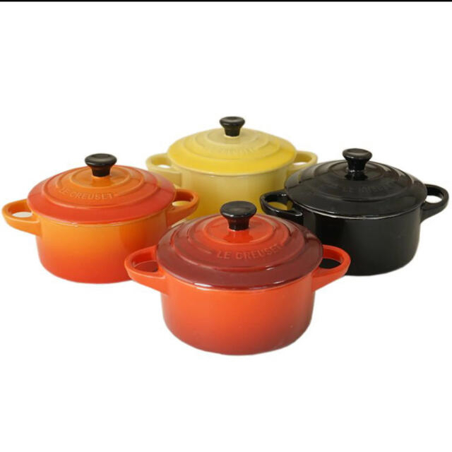 LE CREUSET - ル・クルーゼ ミニココット 4個セットの通販 by maddy's shop｜ルクルーゼならラクマ