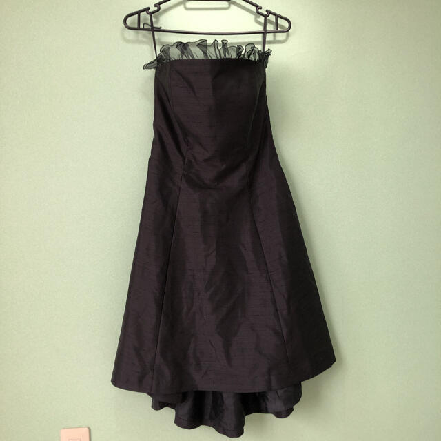 パーティー　ドレス　黒 レディースのフォーマル/ドレス(ミディアムドレス)の商品写真