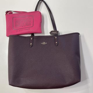 コーチ(COACH)のCOACH トートバッグ リバーシブル ポーチ付き(トートバッグ)