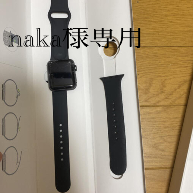 Apple(アップル)のApple Watch Series 3 【画面割れあり】ジャンク メンズの時計(腕時計(デジタル))の商品写真
