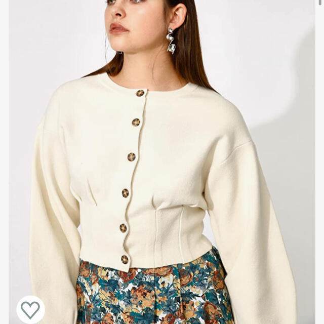 moussy(マウジー)のmoussy waist tuckカーディガン レディースのトップス(カーディガン)の商品写真