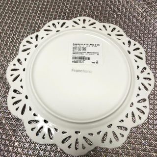 ❷【新品・未使用】Francfranc　パニエレース（ホワイト）食器５枚セット♡