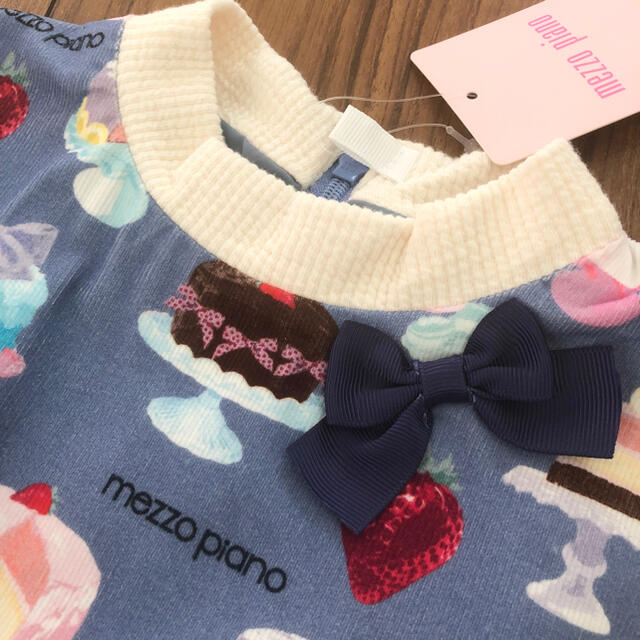 メゾピアノ 新品ワンピース 120キッズ服女の子用(90cm~)