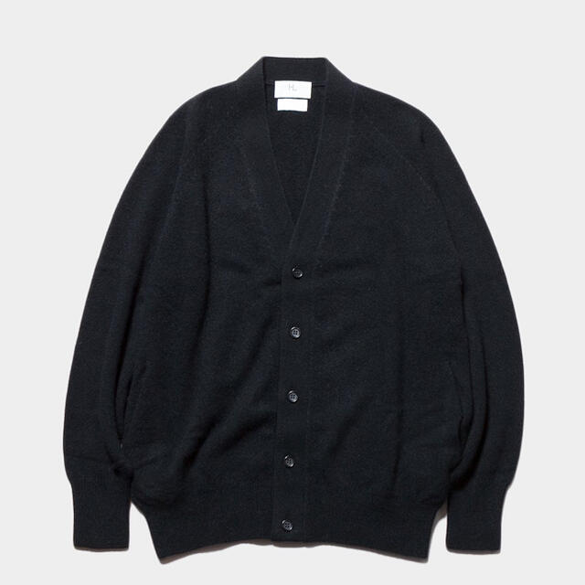 メンズHERILL Whole garment cashmere cardigan