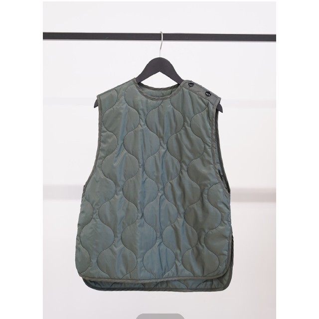 正規品】 HYKE QUILTED CROPPED VEST オリーブ gokuburger.fr