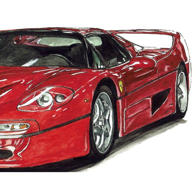 Ferrari(フェラーリ)のGC-1661 F50/ラ フェラーリ限定版画サイン額装作家平右ヱ門 自動車/バイクの自動車(その他)の商品写真