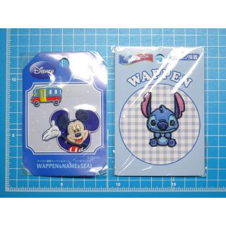 ディズニー(Disney)の新品 Disney ディズニー ミッキーマウス スティッチ ワッペン アップリケ(各種パーツ)