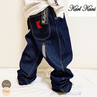 鉄道運行管理 90年代 カールカナイ ジーンズ karl kani jeans デニム