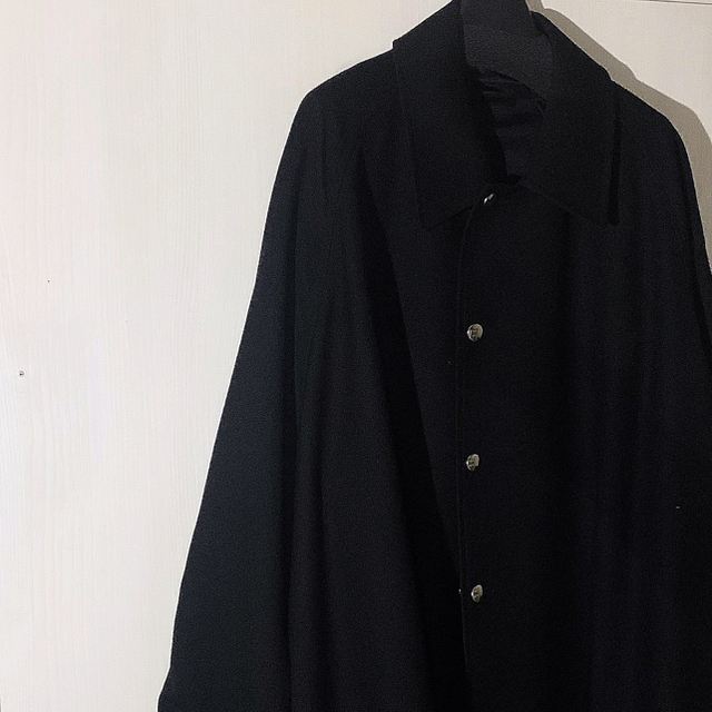COMOLI(コモリ)の【The CLASIK】20aw bal collar poncho メンズのジャケット/アウター(ステンカラーコート)の商品写真
