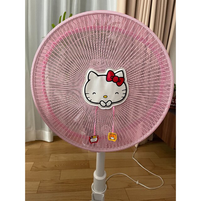 【美品】キティちゃん扇風機カバー